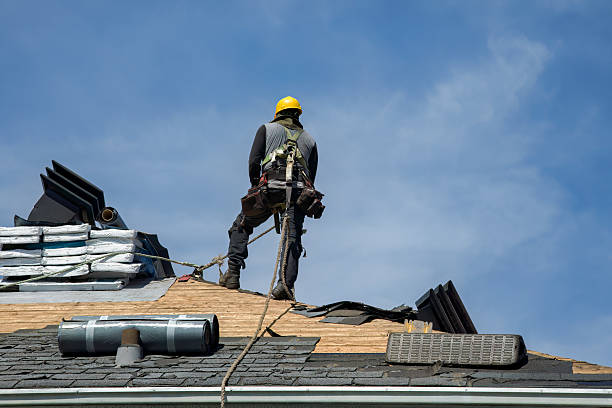 Professional Roofing technician working in North Apollo, PA